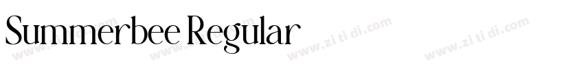 Summerbee Regular字体转换 Summerbee Regular字体转换